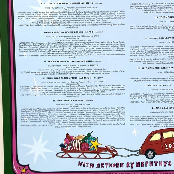 Anthropologie The 24 Days of Beauty Advent Calendar 2025 Edition Premium Samples - Picture 11 of 14